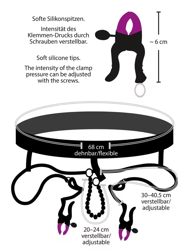 Schnurverteiler mit Perlen