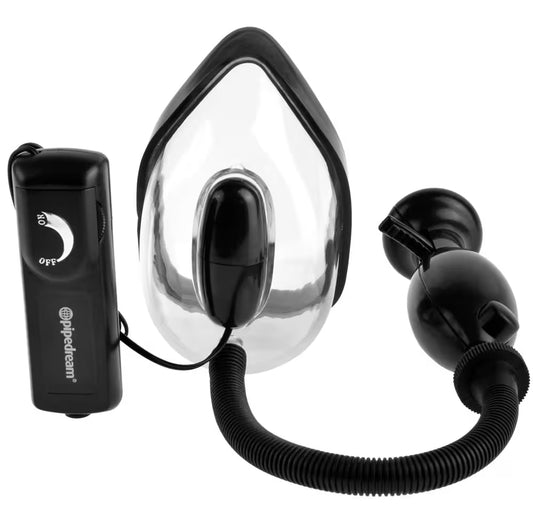 Vaginal-Saugbecher mit Pumpe und Vibrations-Ei