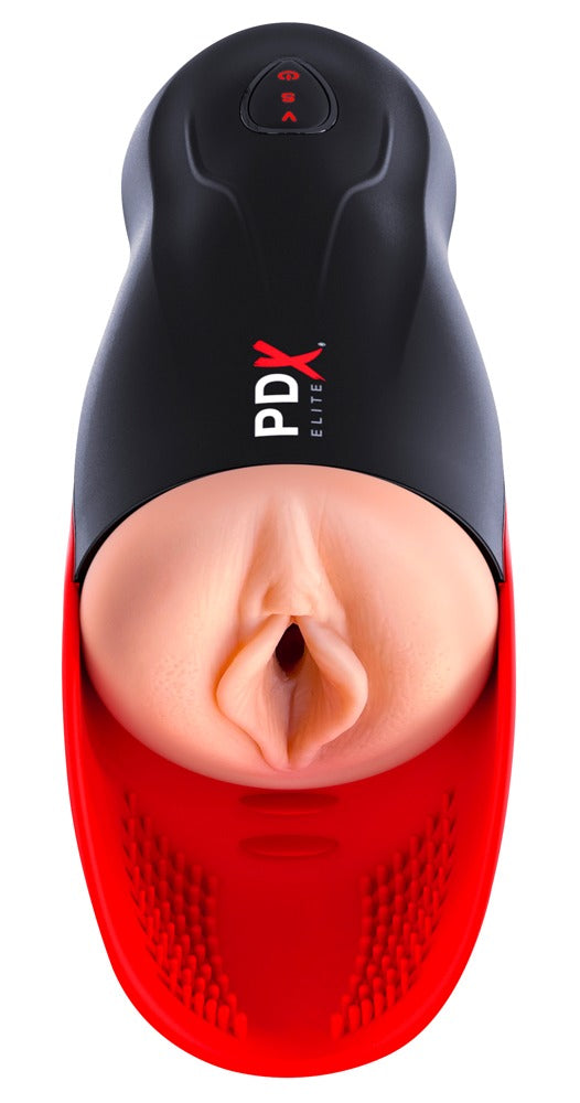 PDX Elite Fuck-O-Matic Masturbator mit Hodenstimulator