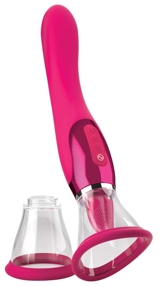 Apex – Vibrierender Zungen- und Saugnapfvibrator (JimmyJane)