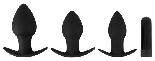 Black Velvets vibrierendes Analplug-Set