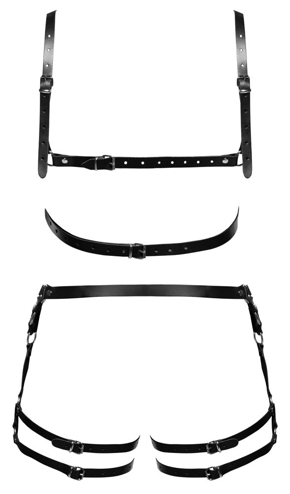 ZADO M/L Leder Harness Set