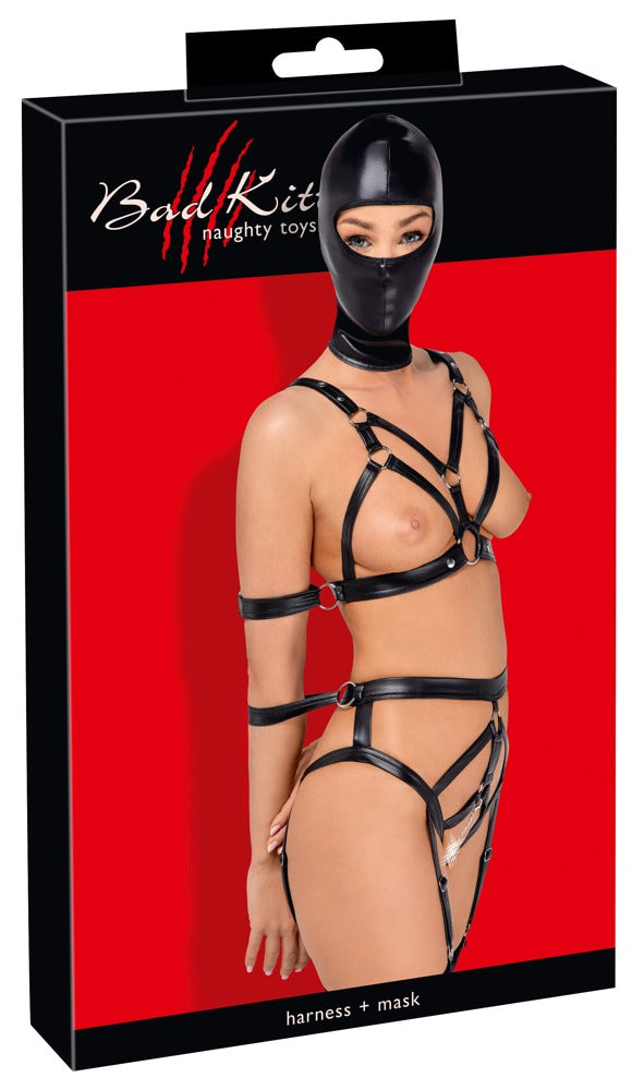 Bad Kitty Geschirr und Maske