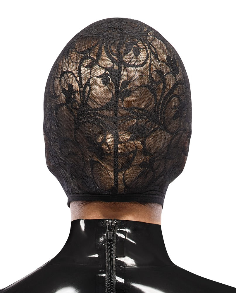 Bad Kitty Schwarze Spitzenkopfmaske