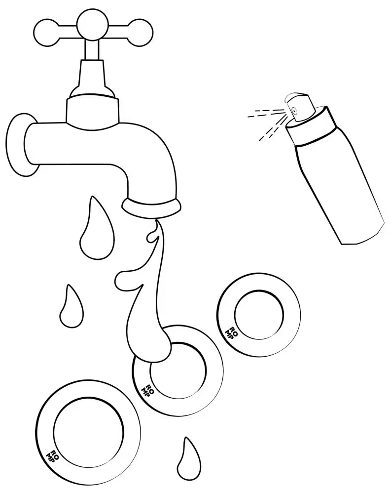 Set aus drei dehnbaren Ringen