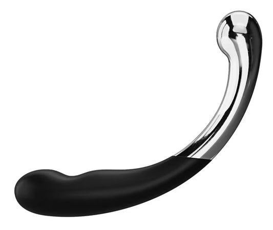 Doppelseitiger Dildo, Metall & Silikon