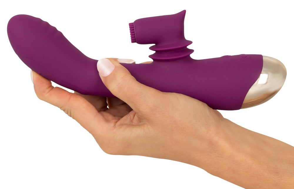 Javida 2-Funktions-Vibrator mit mobilem Klitoris-Teaser