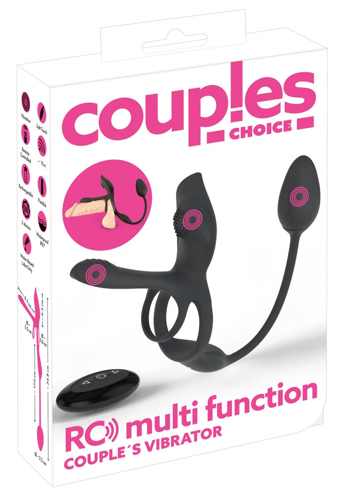 Couples Choice Multifunktions-RC-Vibrator für Paare