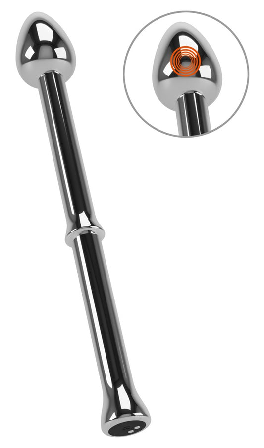 Prostata-Stimulator-Vibrator: Rebel Metal Milking Stick