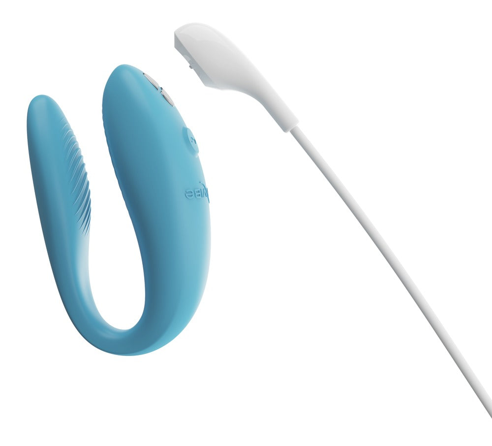 We-Vibe Sync Go Flexibler Paarvibrator in Türkis