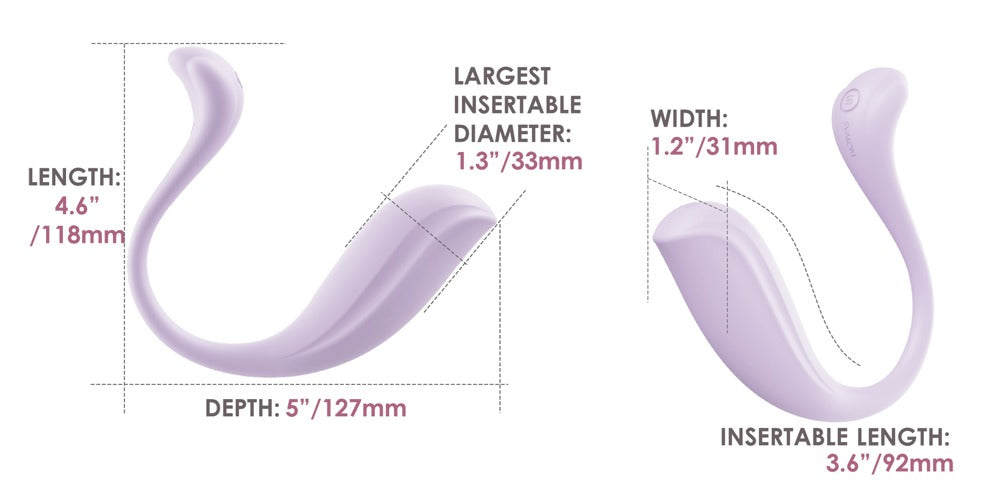 Phoenix Neo 2 Vibro-Ei von SVAKOM lila