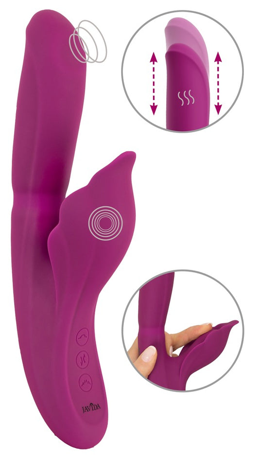 Javida Handlicher Vibrator mit 4 Funktionen