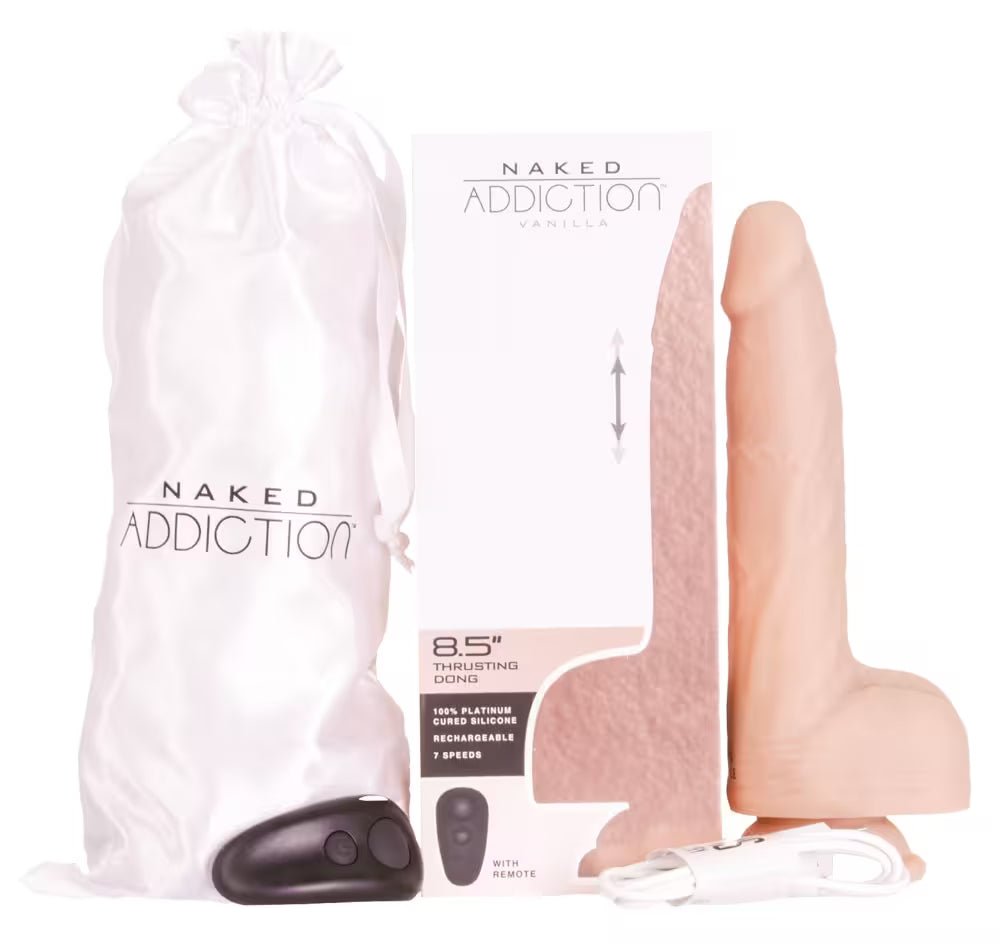 Stoßender Penis von Naked Addiction, 21,6 cm