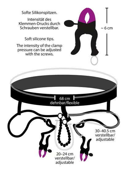Schnurverteiler mit Perlen
