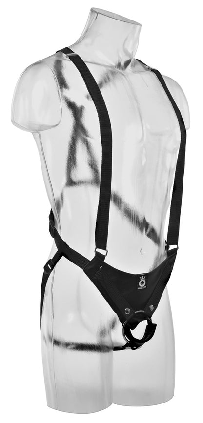 King Cock Strap-On Dildo – Realistischer hohler Strap-On für mehr Intimität