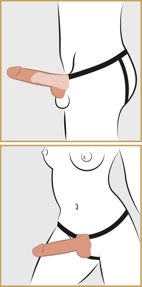 Fetish Fantasy 21,6 cm hohler Naturdildo