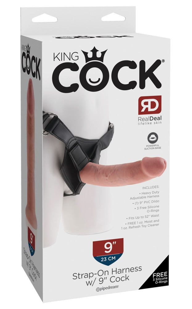 Umschnalldildo „King Cock“ 22,9 cm