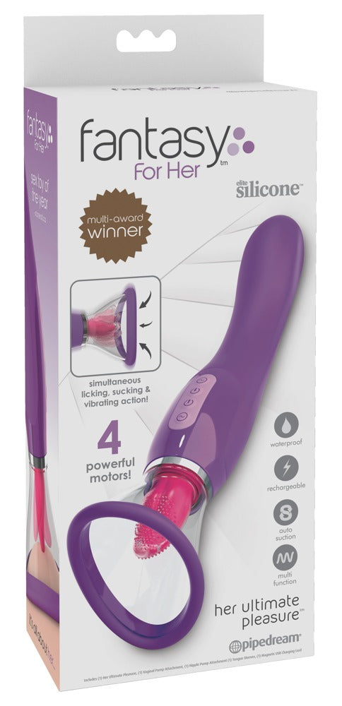 Fantasy For Her Saugnapfvibrator und Zungensimulator