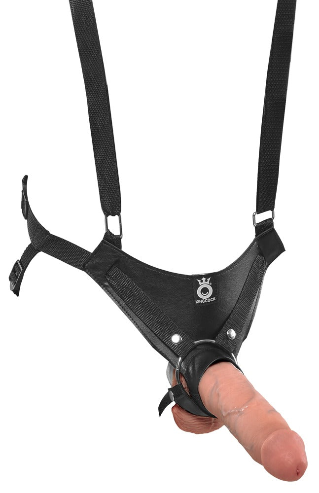 Hohlgeschirr mit Strapsen 25cm King COCK