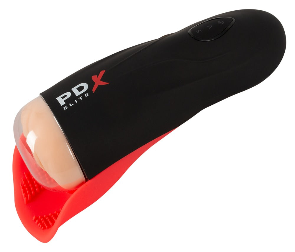 PDX Elite Fuck-O-Matic Masturbator mit Hodenstimulator