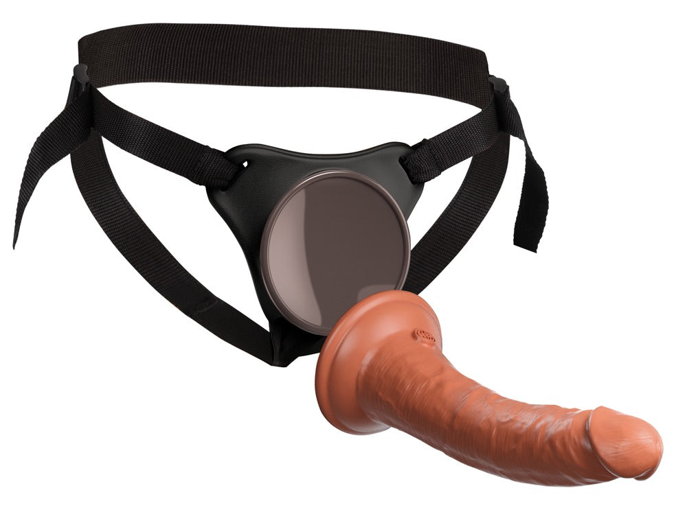 King Cock Elite komplettes Strap-on-Set 21 cm