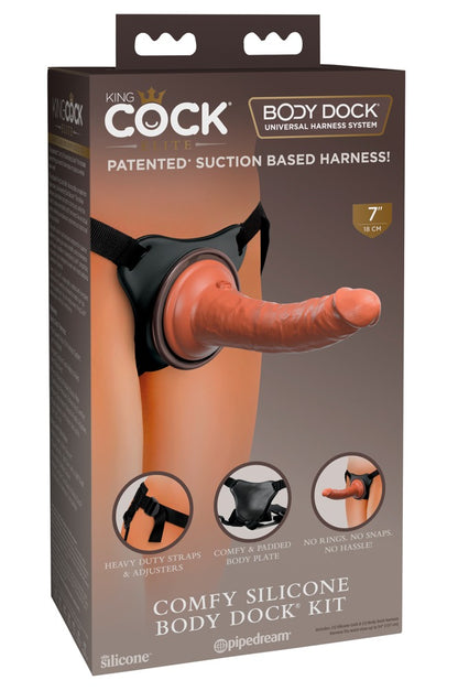 King Cock Elite komplettes Strap-on-Set 21 cm