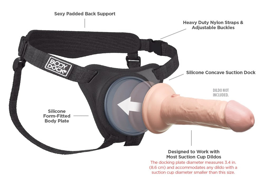 Body Dock Elite – Strap-on-Harness (ohne Dildo)