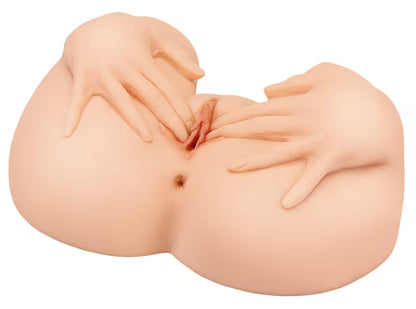 Oberkörper gespreizt, meine enge Muschi