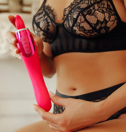 Apex – Vibrierender Zungen- und Saugnapfvibrator (JimmyJane)