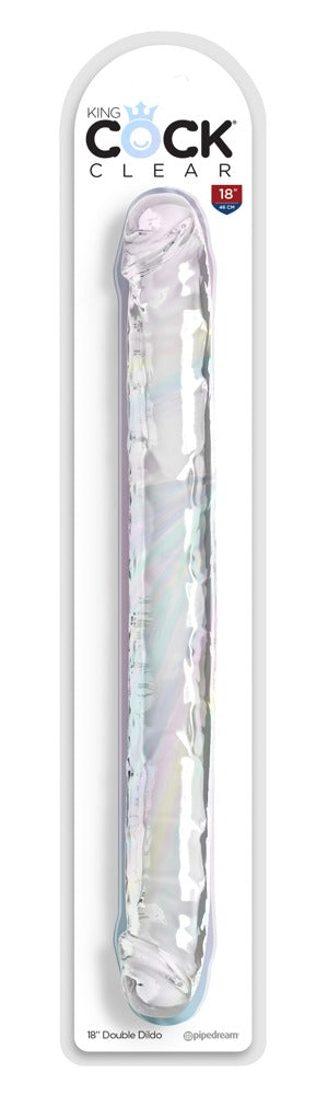 Doppeldildo 46 cm – King Cock Clear