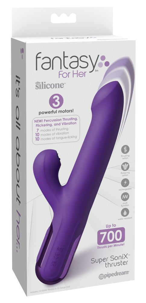 Super SoniX Fantasy For Her Rabbit-Vibrator