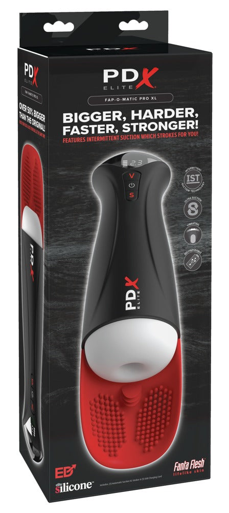 Masturbator mit Hodenstimulator Fap-O-Matic Pro XL PDX Elite