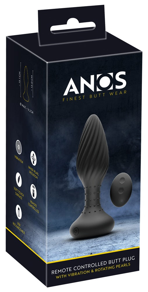 RC Spiral Anal Plug – ANOS Vibrationsplug
