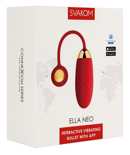 Ella Neo SVAKOM rotes vibrierendes Ei