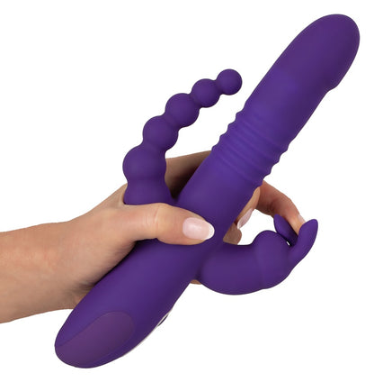 Sweet Smile Dreifach-Vibrator „Thrusting Pearl“