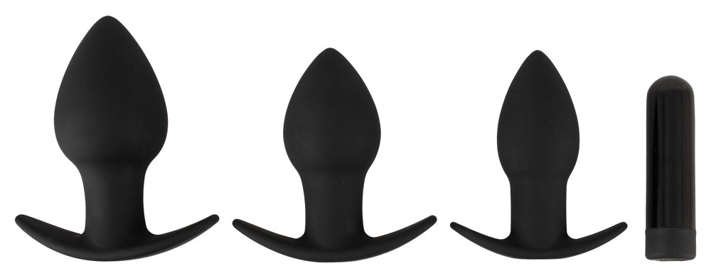 Black Velvets vibrierendes Analplug-Set