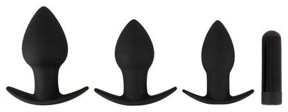 Black Velvets vibrierendes Analplug-Set