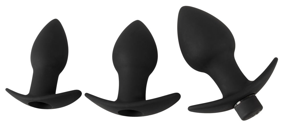Black Velvets vibrierendes Analplug-Set