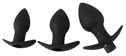Black Velvets vibrierendes Analplug-Set