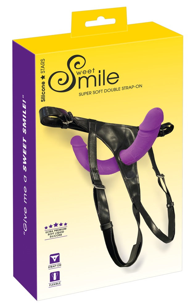 Sweet Smile Doppeldildo Strap-On Tanga
