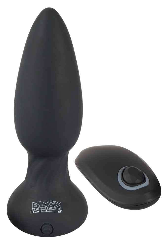 RC Black Velvets Rotierender vibrierender Analplug