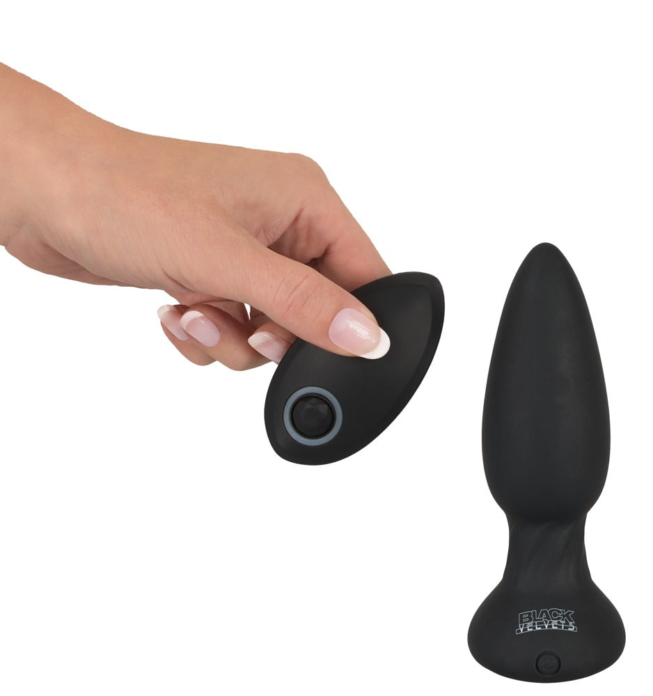 RC Black Velvets Rotierender vibrierender Analplug