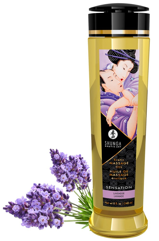 Shunga Sensation Öl/Lavendel 240