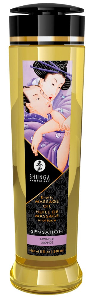 Shunga Sensation Öl/Lavendel 240