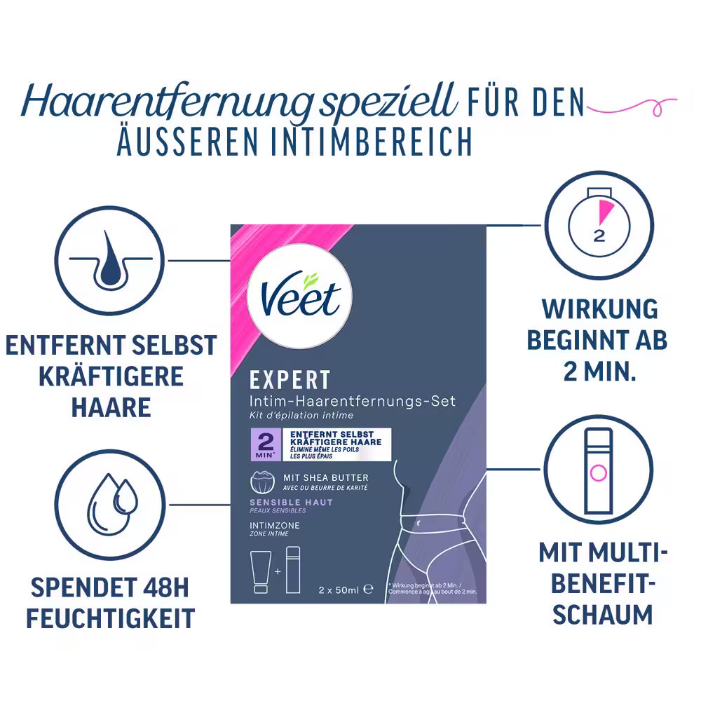 Veet EXPERT Intimhaarentfernungsset