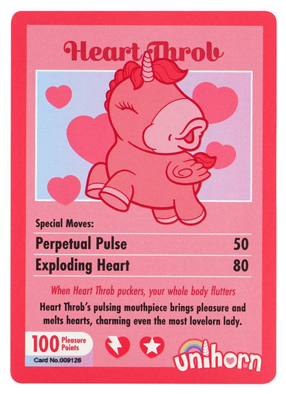 Heart Throb Einhorn-Vibrator