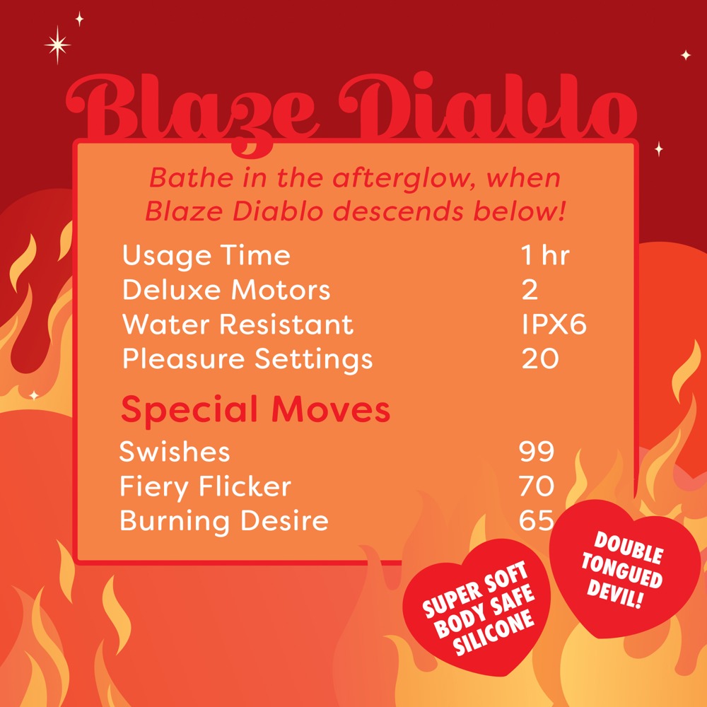 Blaze Diablo Einhorn-Vibrator