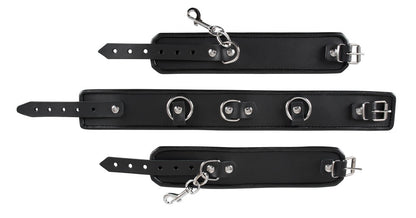 ZADO Lederhalsband und Handschellen