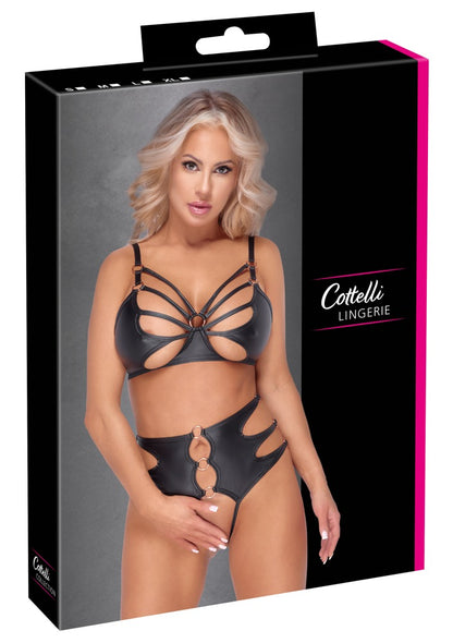 Cottelli Lingerie Ring-BH und Slip-Set