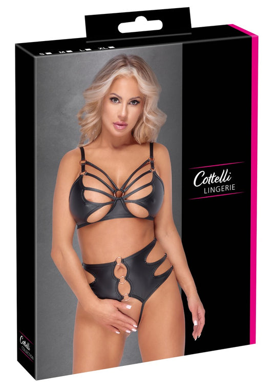 Cottelli Lingerie Ring-BH und Slip-Set